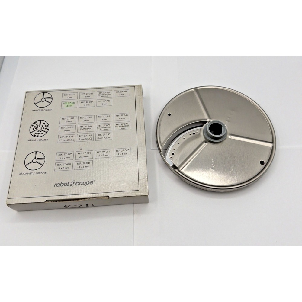Robot Coupe 4mm Slicer Disc 27566 Blade ES4 For R201 R211 R301 R401 R402 CL3
